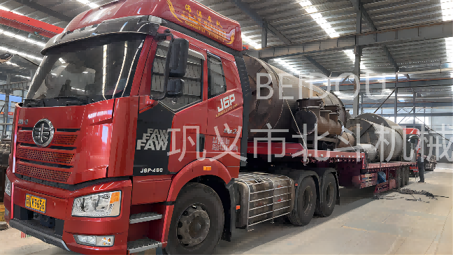 大型連續式稻殼91视频大全黄色裝車即將發往江西地區